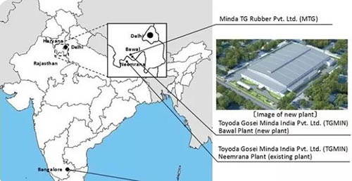 丰田合成在印度建汽车零部件工厂